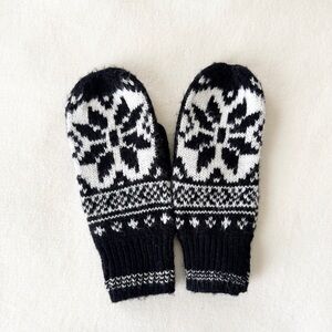 Vintage Abercrombie & Fitch Handmade Fair Isle Mittens – Deadstock NWT